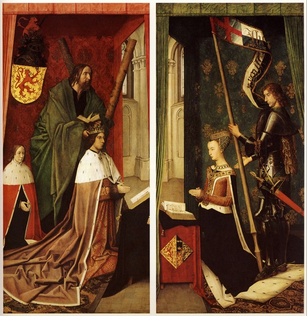 Margaret of Denmark, Queen of Scotland, Altarpiece by Hugo van der Goes