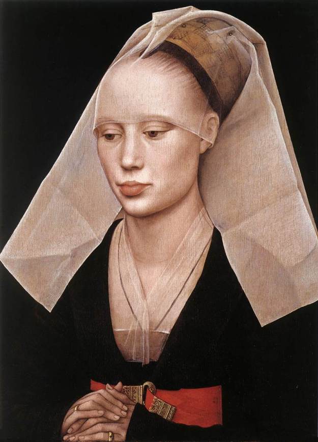 Truncated henin in A Portrait of a Lady by Van der Weyden