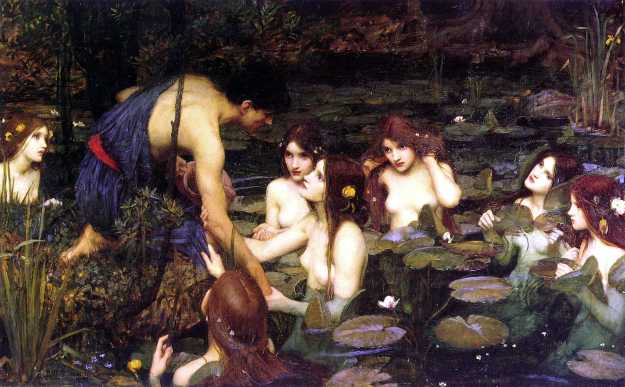 Hylas and the Nymphs, John William Waterhouse.